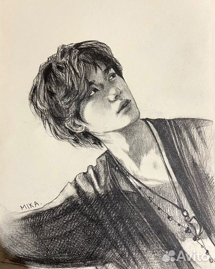 Портреты на заказ по фотографии, bts kpop, кпоп