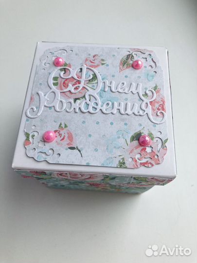 Коробочка-сюрприз цветочная