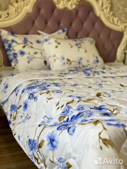 Постельный комплект с одеялом. Евро
