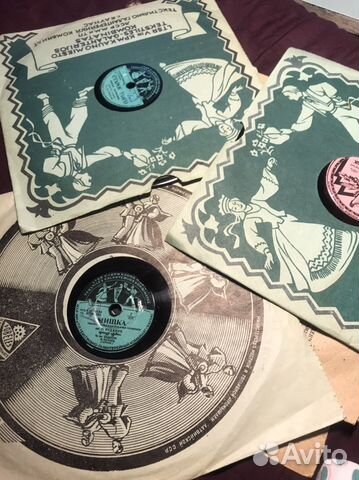 Патефонные пластинки миньоны