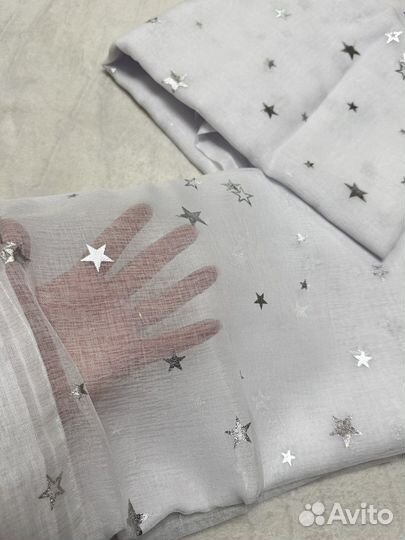 Тюль готовый под лен 400*260 новый