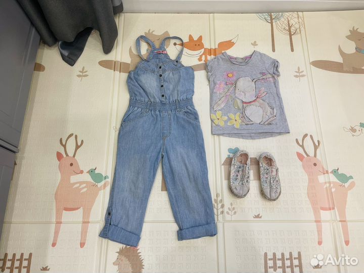 Вещи пакетом на девочку 98 104 110 next