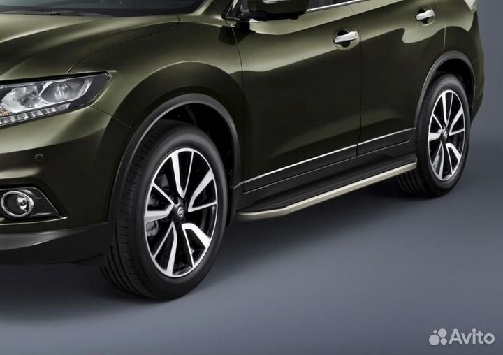 Пороги Подножки Nissan Qashqai 2013- 