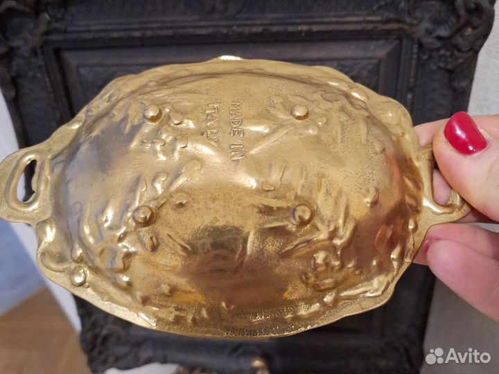 Италия Бронза Поднос