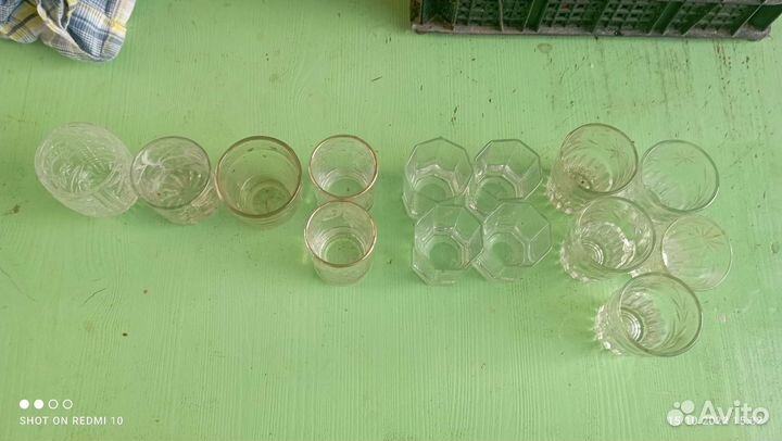 Стопки, графины, кувшины