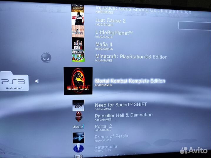 PS3 Slim Прошитая HEN, 120+ Игр