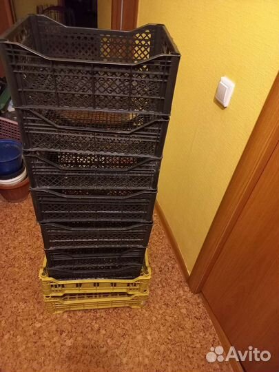 Пластиковые ящики бу