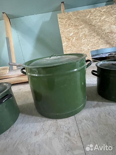 Кастрюли эмалированная СССР новые