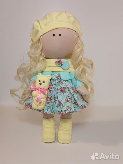Текстильная интерьерная кукла