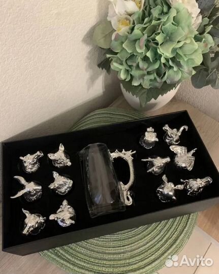 Стопки перевертыши с кувшином Новые