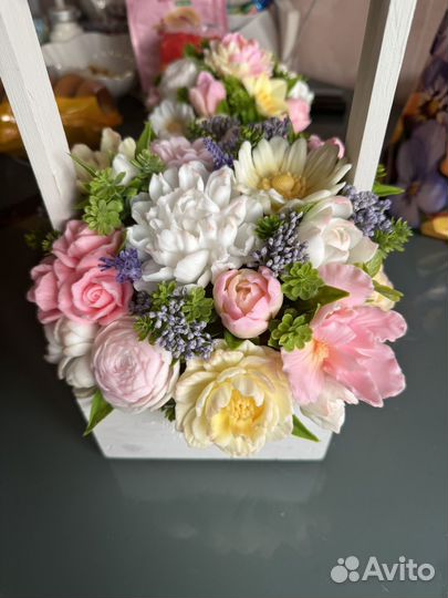 Букет из мыла