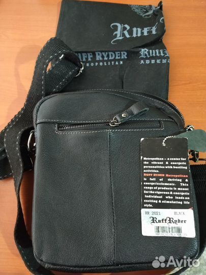 Сумка через плечо Ruff Ryder кожа