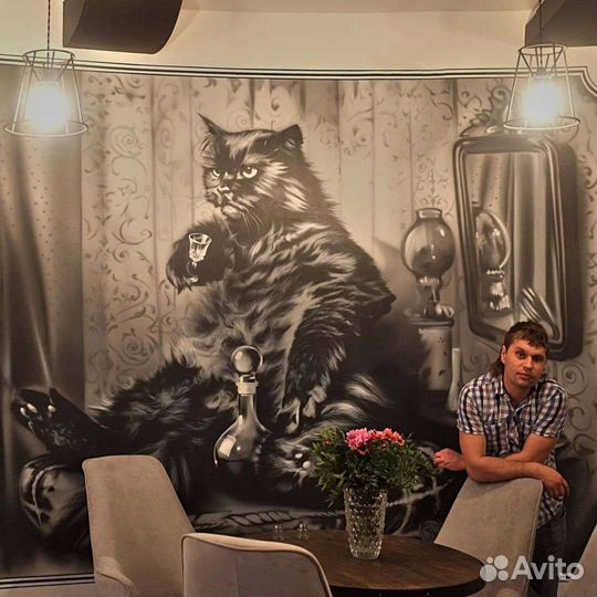 Художник роспись стен аэрография