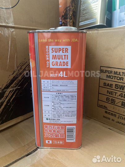 Японское моторное масло JDA 10W-40 SP/CF