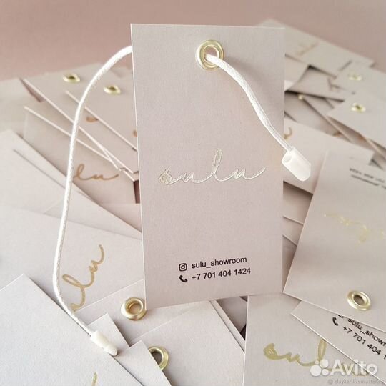 Изготовление бирок, ярлыков, этикетки