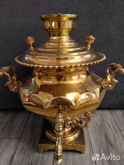 Самовар на дровах старинный