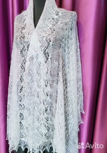 Палантин пуховый, шарф оптом