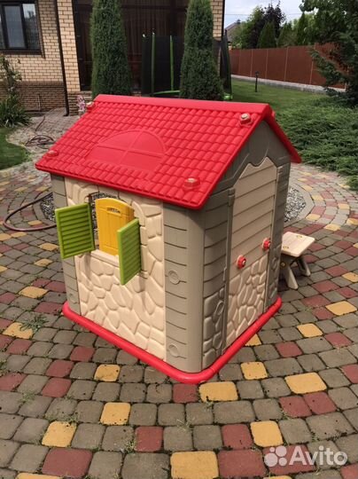 Детский домик для дачи пластиковый