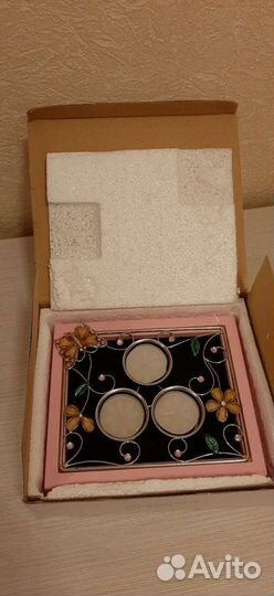 Подсвечник деревянный на 3 свечи