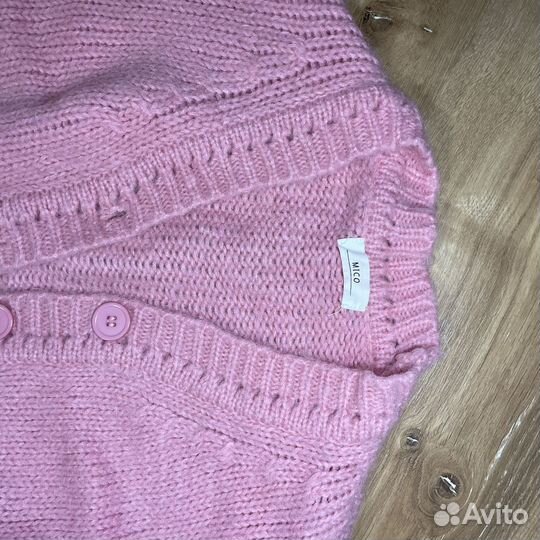 Кардиган женский розовый