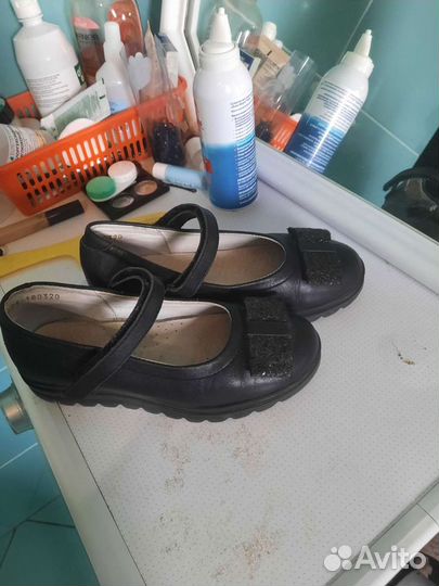 Школьные туфли для девочки Котофей