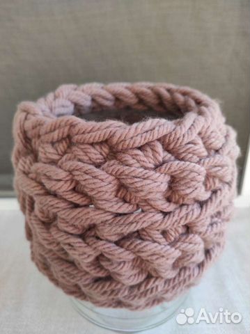 Снуд полушерстяной ручная работа
