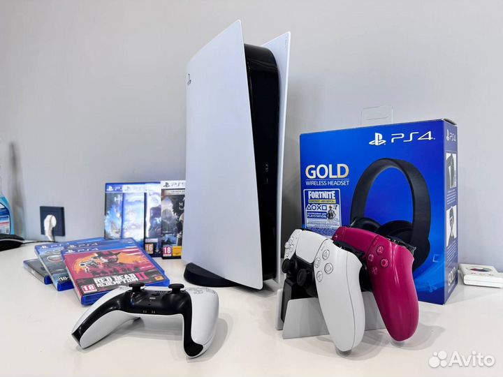 Sony playstation ps 5 ps5 c 700 играми и доставкой