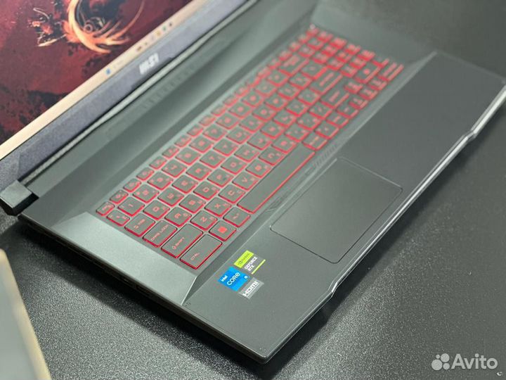 Ноутбук новый i5-12450h rtx3050 17.3 дюйма 16 гб