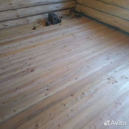 Ремонт полов, Замена пола, Замена венцов