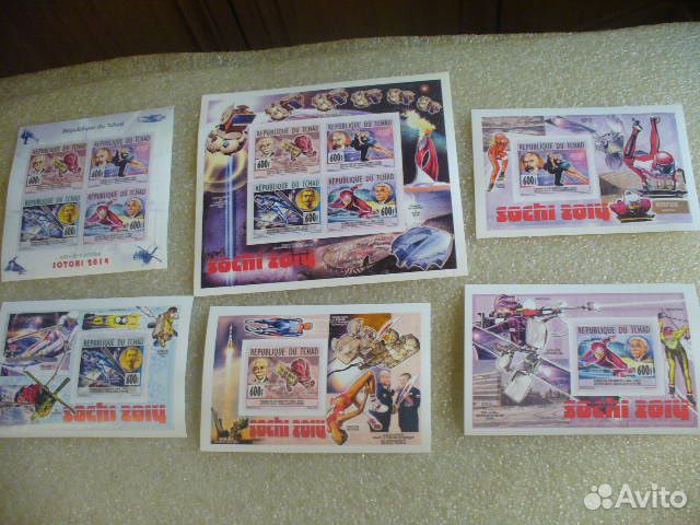 Спорт.олимпиада сочи-2014-набор из 6 блоков