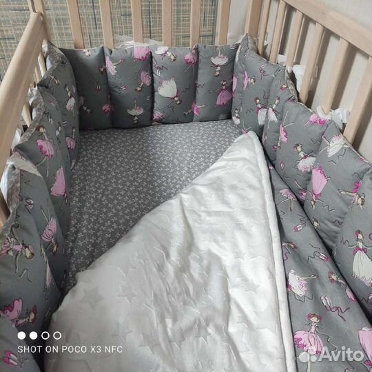 Бортики в детскую кроватку