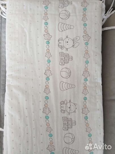 Бортики в детскую кроватку бу