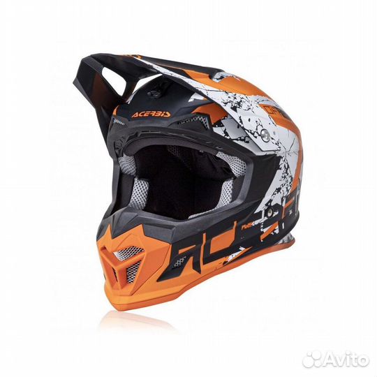 Мотошлем Acerbis profile-4 Orange-White