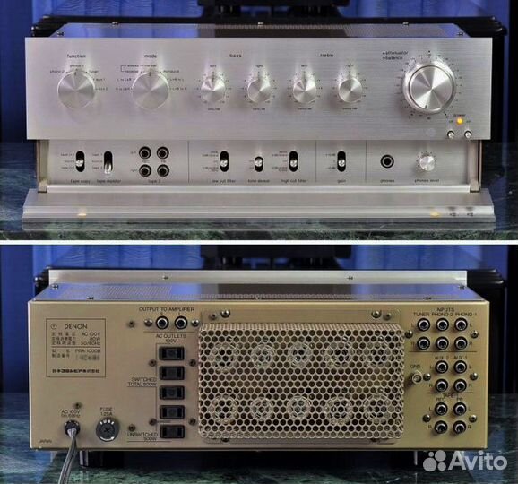 Denon PRA-1000B ламповый пред