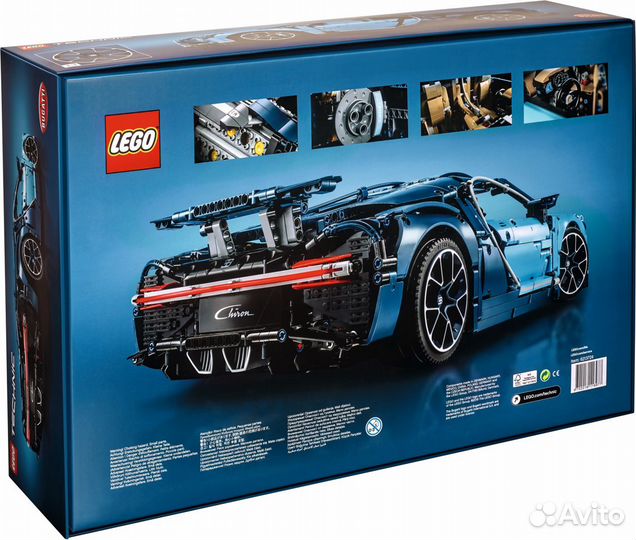 Новый Lego Technic 42083 Bugatti Chiron
