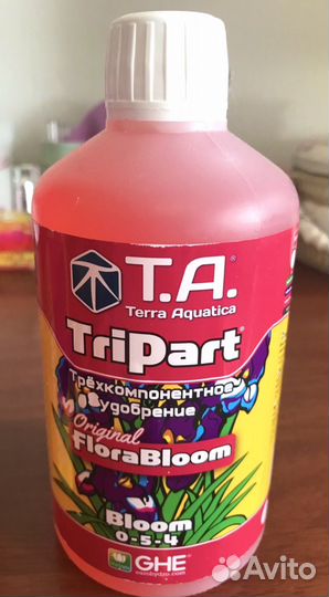 Удобрение GHE Flora Bloom, 0.5л, Terra Aquatica