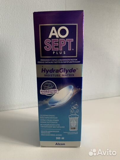 AoSept Plus пероксидный раствор для ночных линз