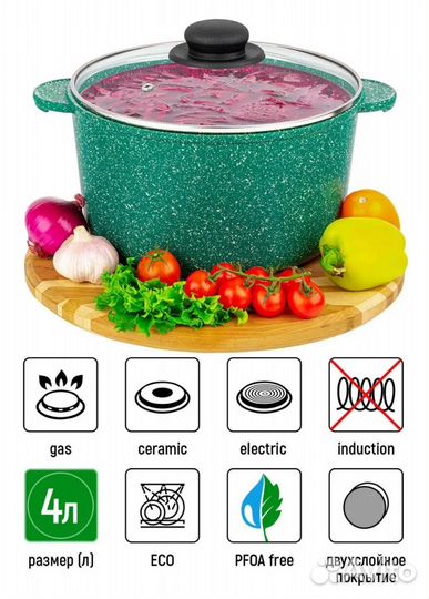 Набор посуды Elan Gallery - кастрюли, сковородки