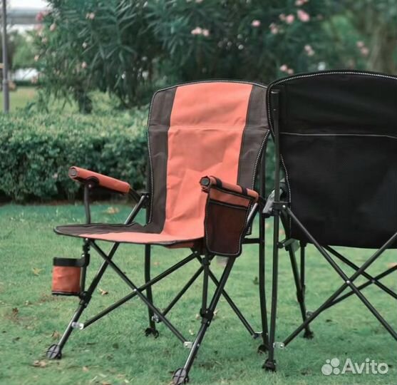 Кресло туристическое оранжевое