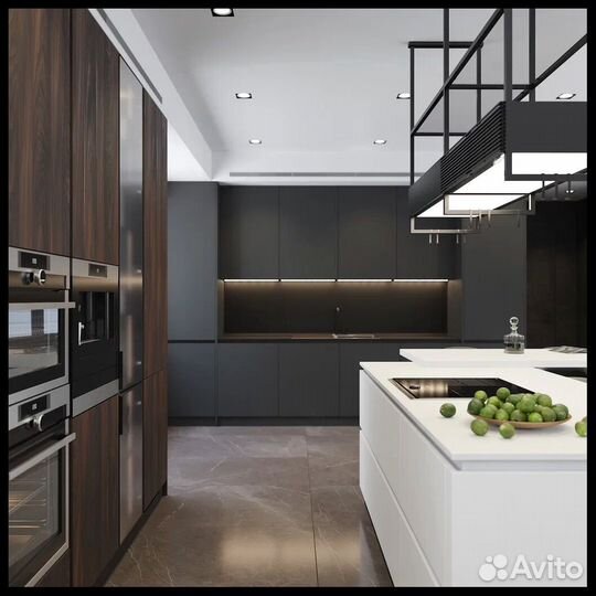 Кухня под потолок в рассрочку