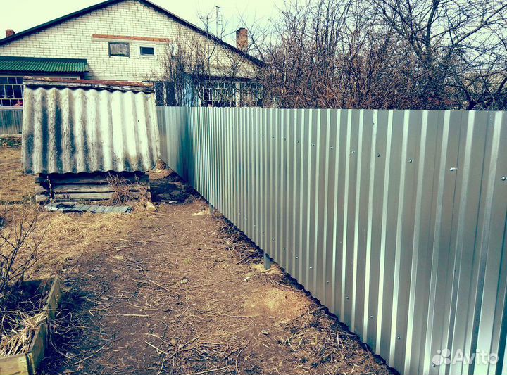 Забор из профлиста