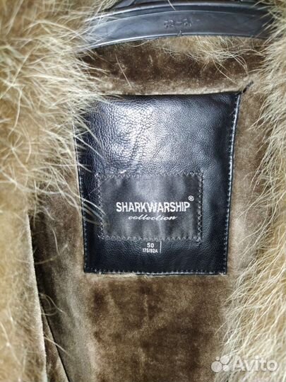 Кожаная куртка с натуральным мехом