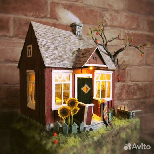 Домики- светильники на заказ