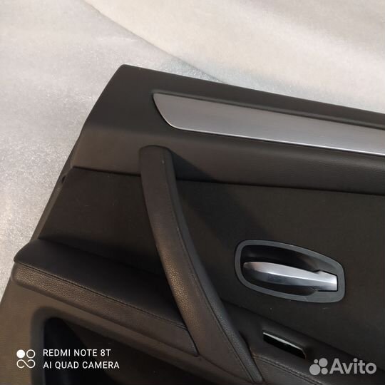 Bmw e60 lci обшивка двери задняя