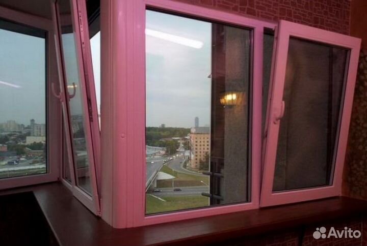 Пластиковые окна с ламинацией