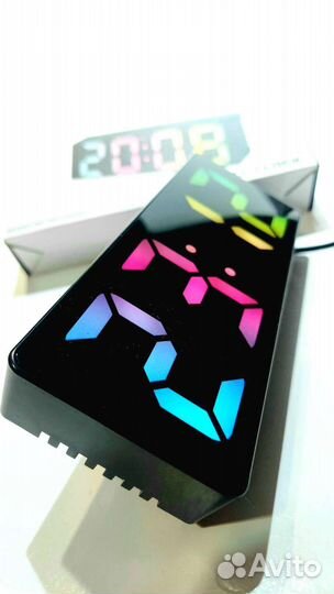 LED часы настенные (питание от USB)
