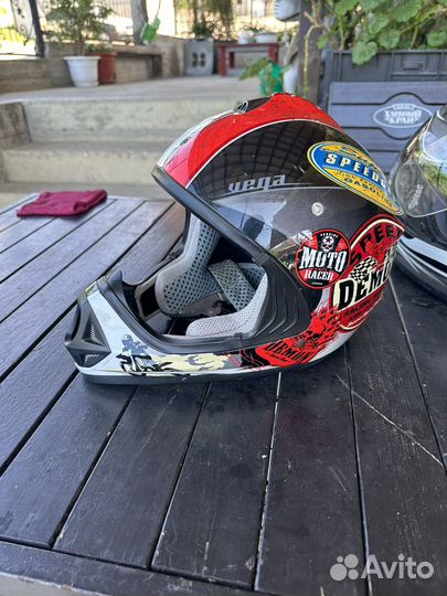 Шлем для мотокросса детский