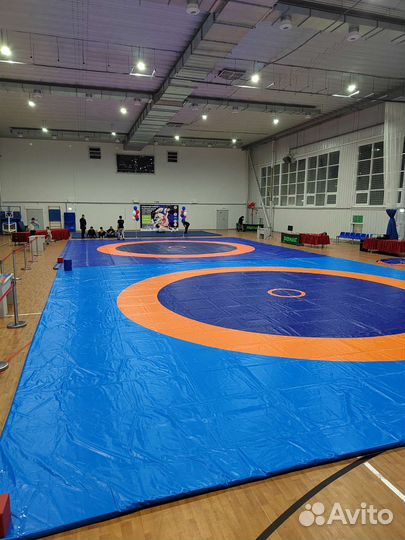 Борцовский ковер 12 на 12 Олимпийский