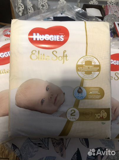 Подгузники хаггис elite soft 2,3,хаггис элит софт