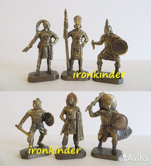 Солдатики из латуни, Тевтонцы, Индейцы, Самураи